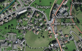 Sezione cartografica mappa ortofotografica