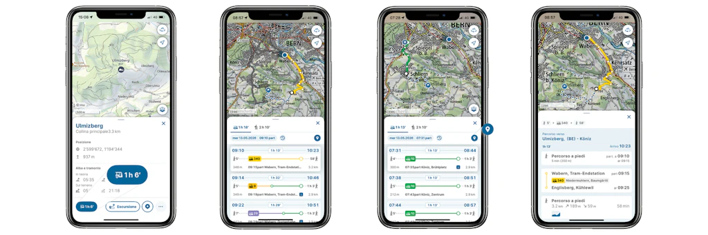 Screens App navigatore di tutti i giorni