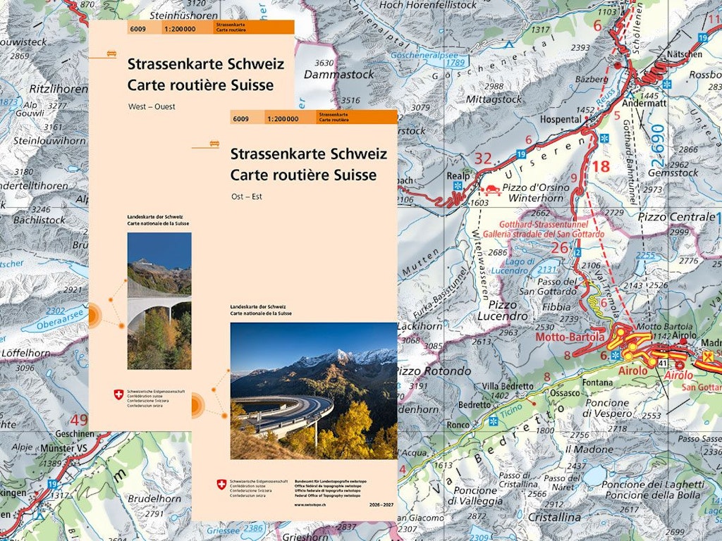 Carta stradale della Svizzera 1:200 000