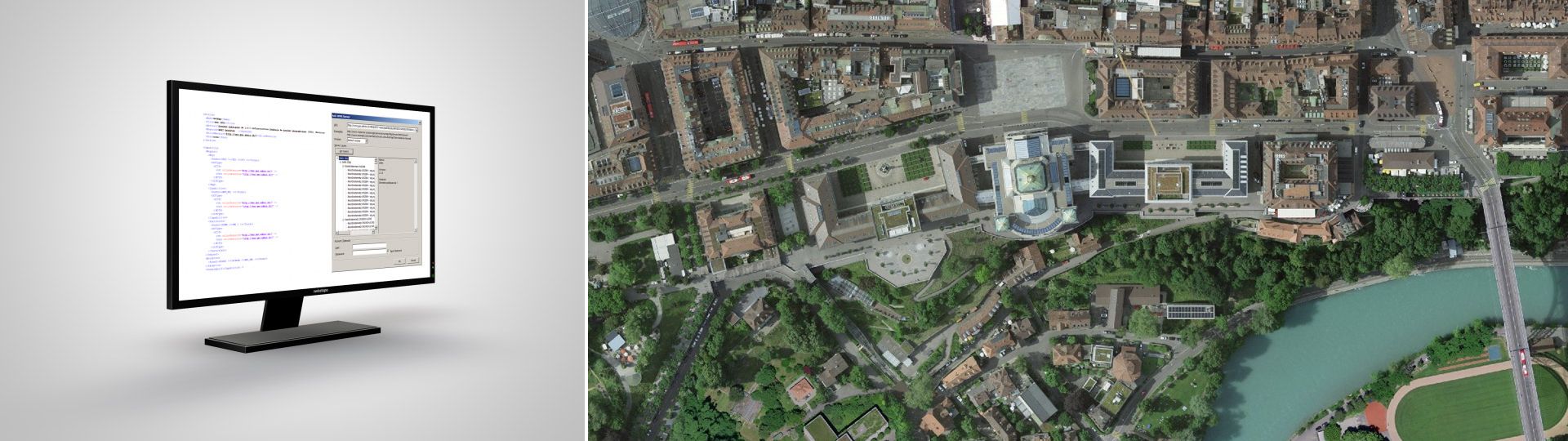 Geoservizi con i geodati di swisstopo: Numerosi geodati di swisstopo sono gratuitamente consultabili tramite i geoservizi dell'Infrastruttura federale di dati geografici (IFDG).