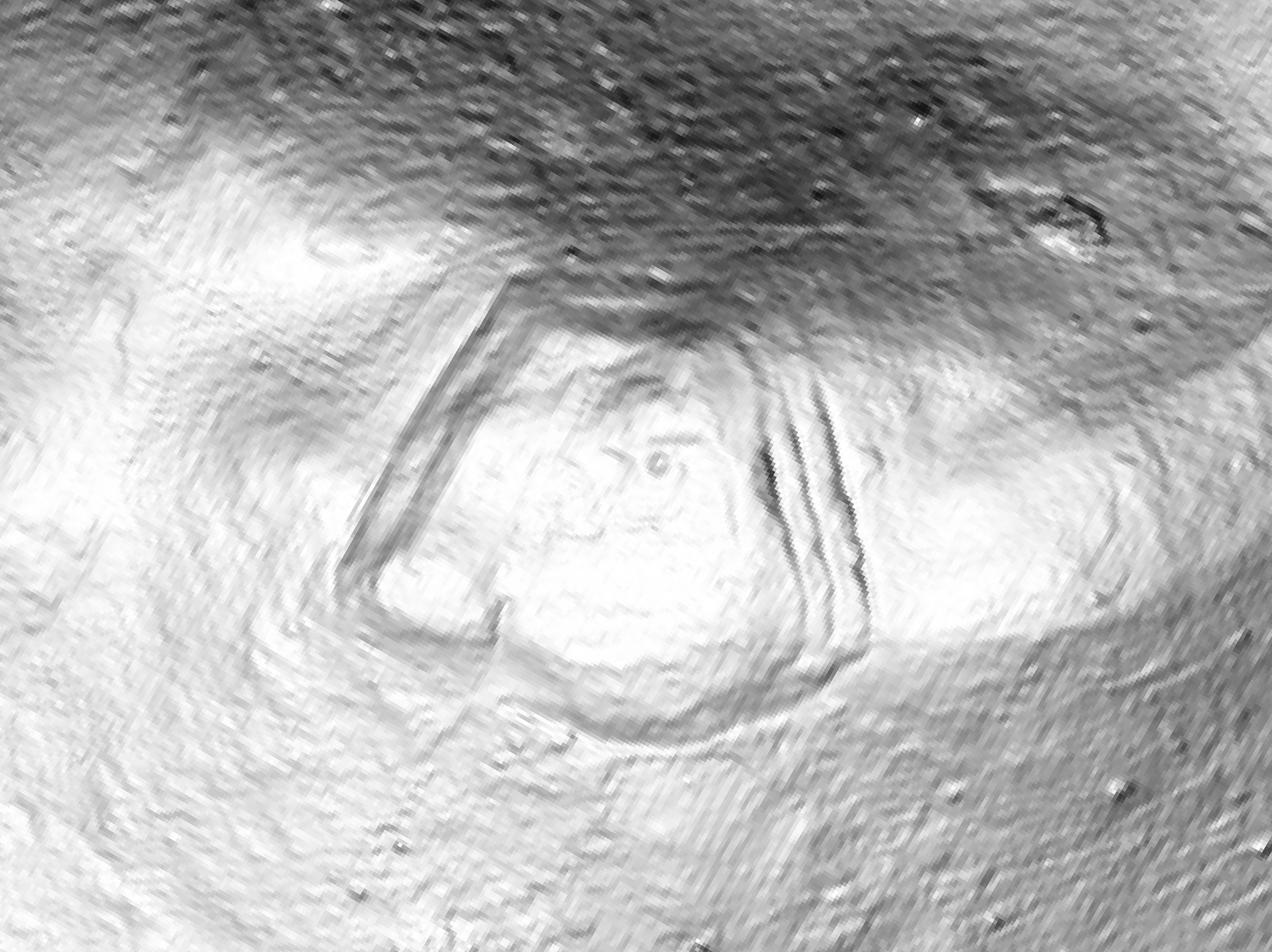 Ombreggiatura del rilievo della notevole struttura del terreno