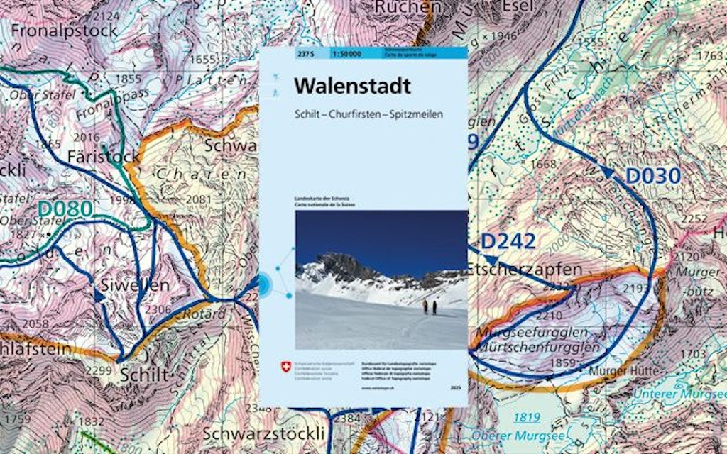 Carte degli sport sulla neve 1:50 000