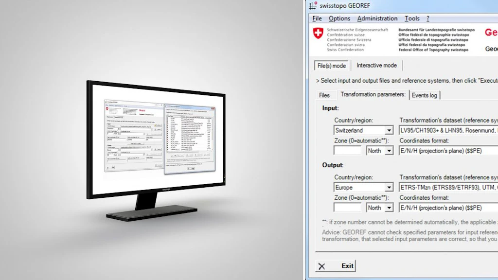 GEOREF: software per il cambiamento tra sistemi di riferimento e proiezioni cartografiche per lo scambio e la migrazione di dati di provenienze diverse
