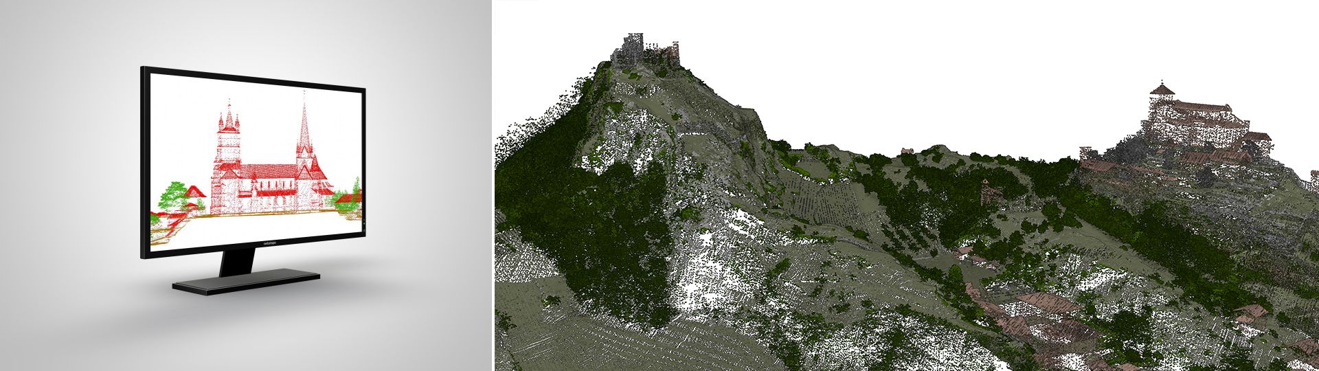 swissSURFACE3D: la nuvola di punti registrati della Svizzera