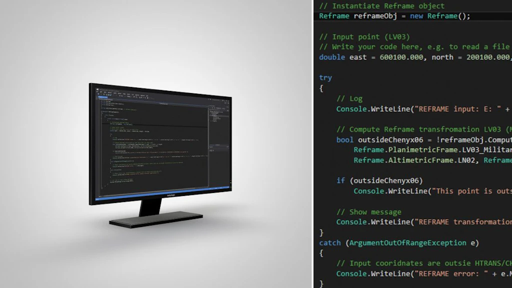  Biblioteche di programma (DLL o JAR) per software geodetici