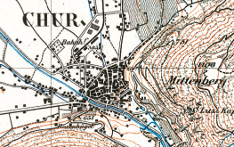 Sezione della mappa Siegfried 1:50'000