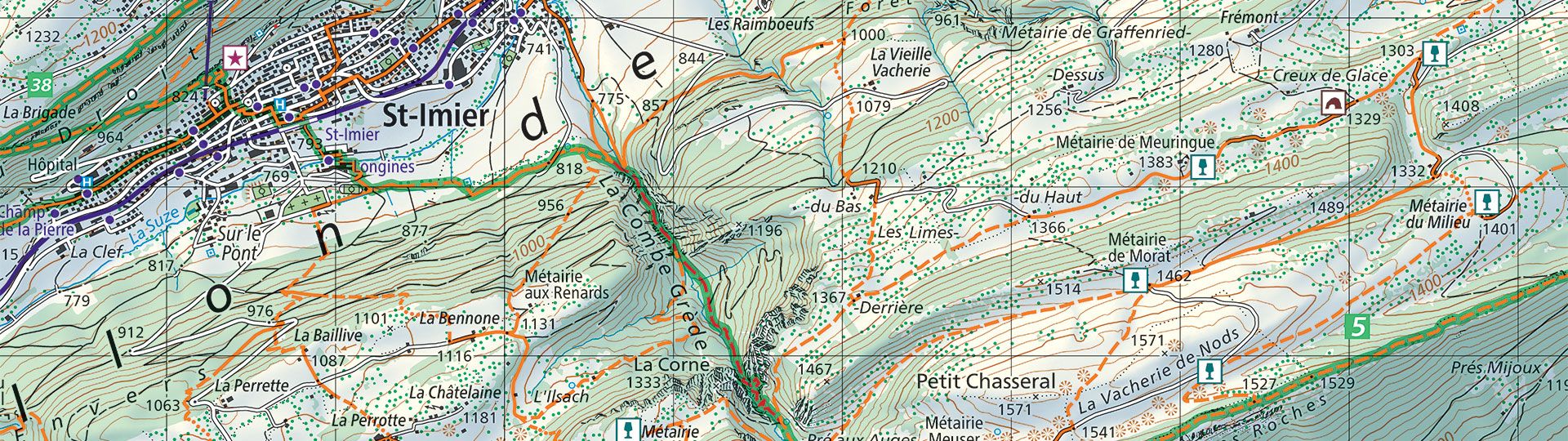 Prodotto Carte escursionistiche 1:50 000